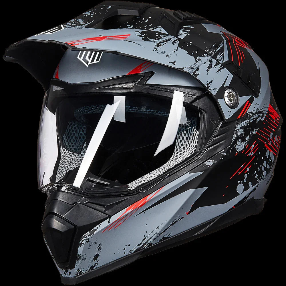 ILM Off Road Motorcycle Dual Sport Helmet Model 606V