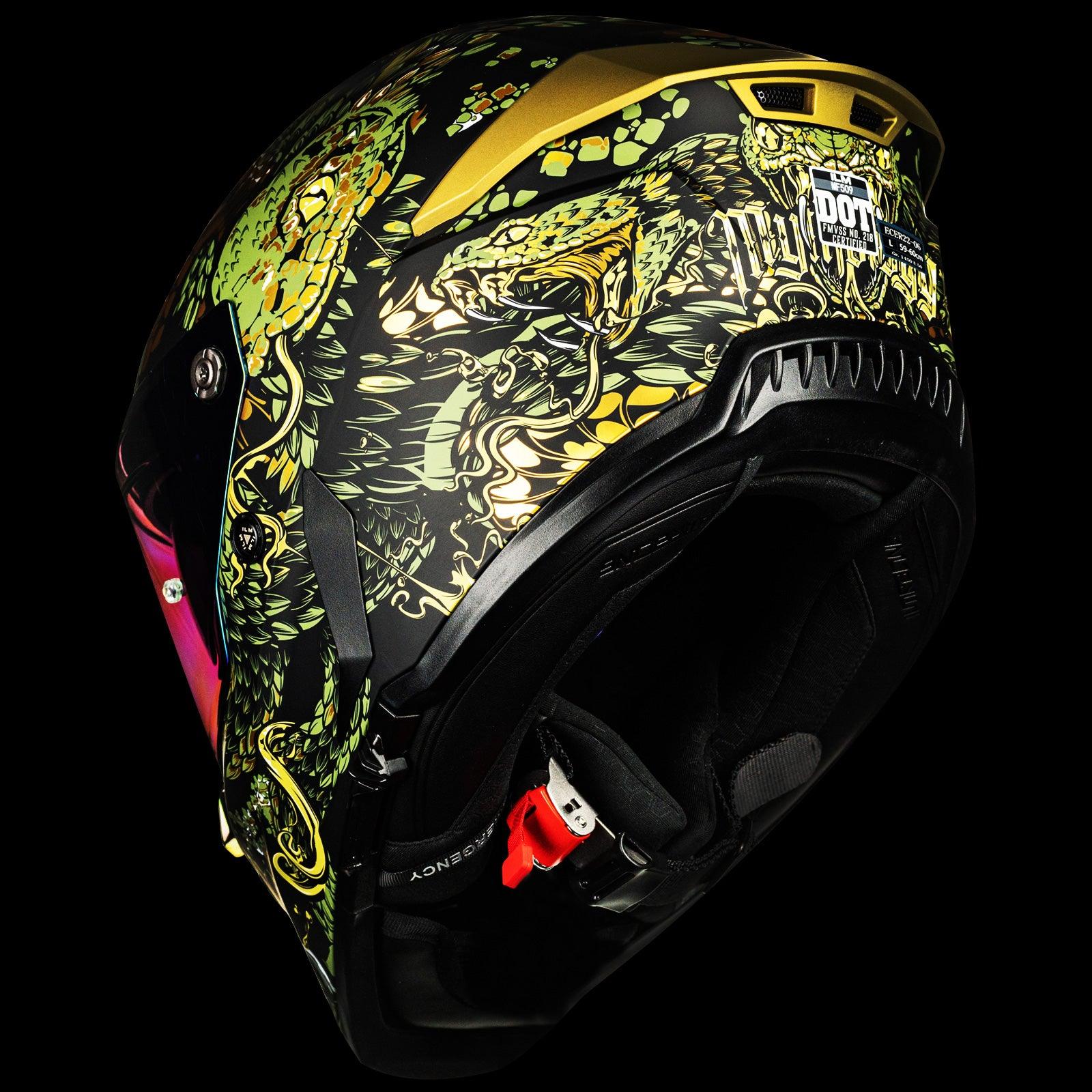 ILM Full Face Motorcycle Helmets Racing Helmet Model MF509 - ILM