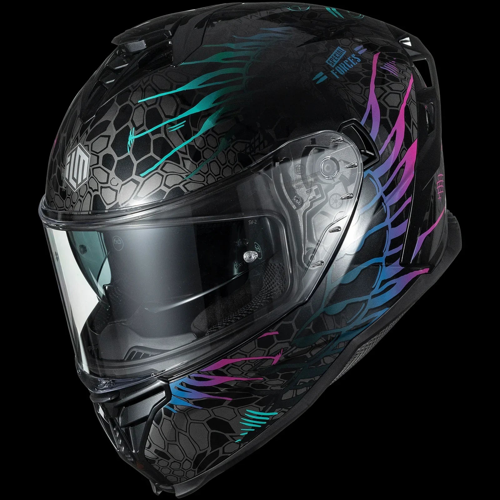 ILM Motorcycle Full Face  Street Racing Helmet Model MF567