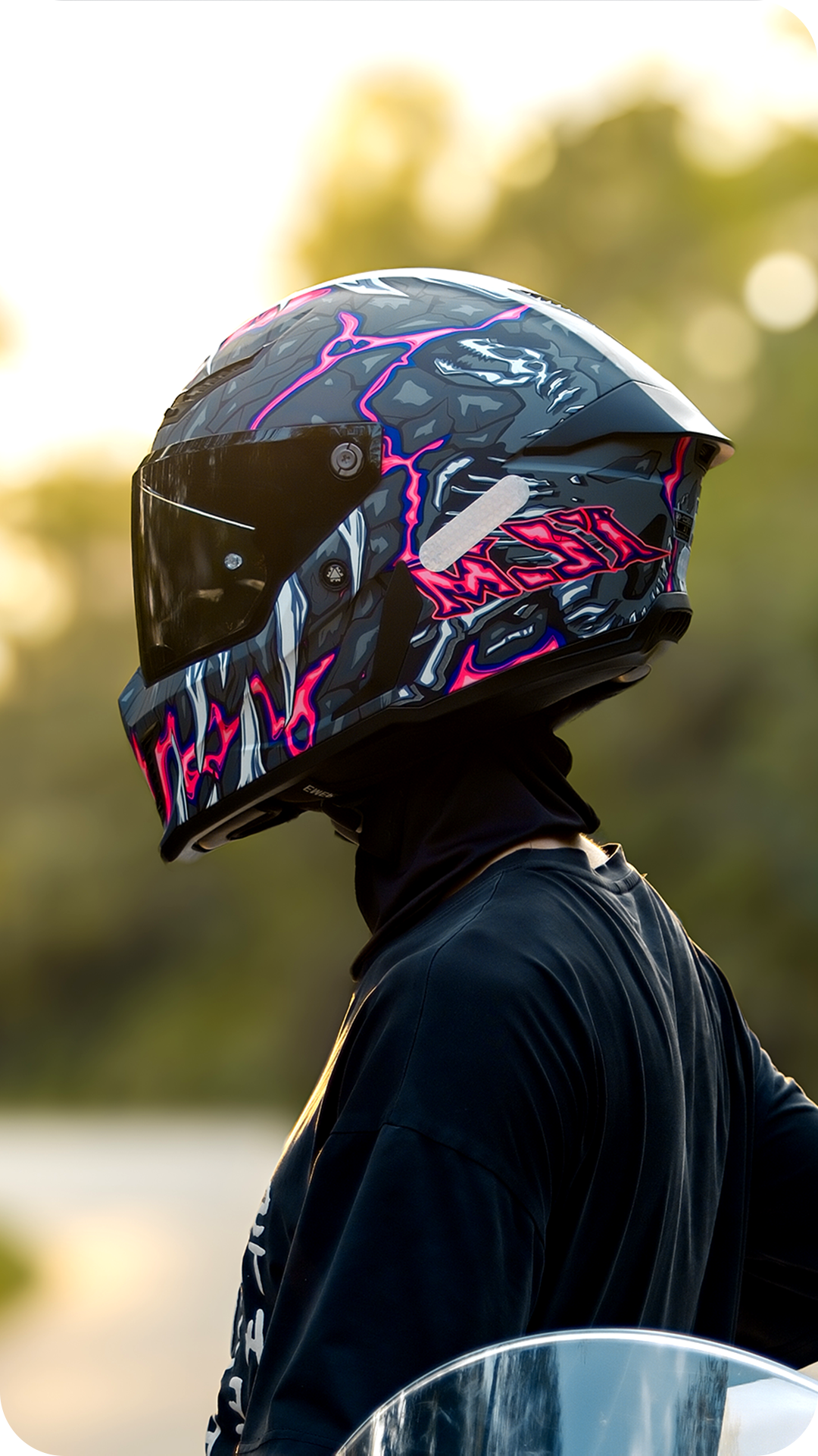 ILM Full Face Motorcycle Helmets Racing Helmet Model MF509