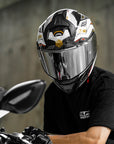 ILM Full Face Motorcycle Helmet DOT Approved Powersports Street Racing Cascos para Motos Model MF510A