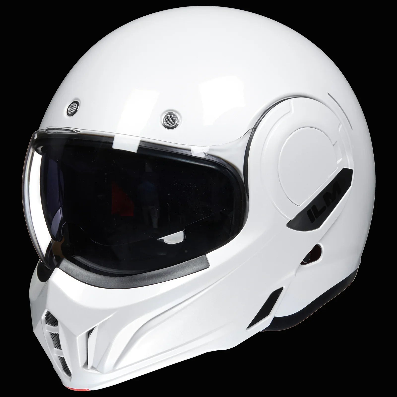 ILM Vintage Full Face Modular Motorcycle Helmet Model B707