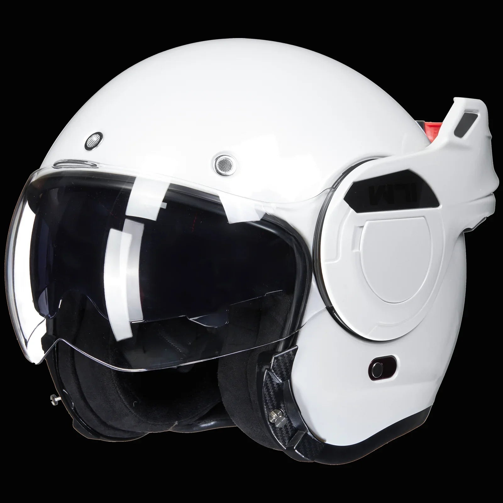 ILM Vintage Full Face Modular Motorcycle Helmet Model B707